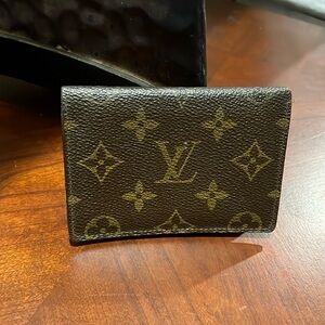 authentic Louis Vuitton Monogram ID HOLDER